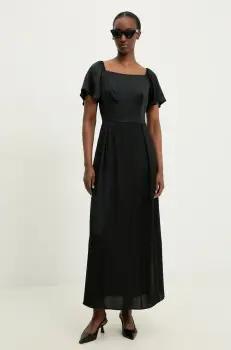 Answear Lab rochie culoarea verde, maxi, evazati imagine