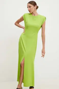 Answear Lab rochie culoarea verde, midi, drept imagine
