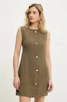 Answear Lab rochie culoarea verde, mini, drept imagine