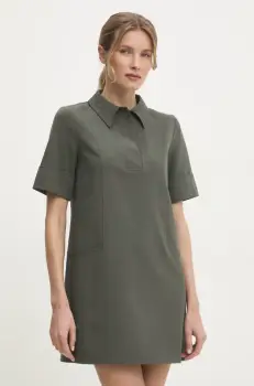 Answear Lab rochie culoarea verde, mini, evazati imagine