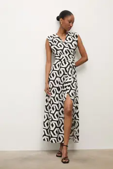 Answear.LAB rochie de vara cu vascoza imagine