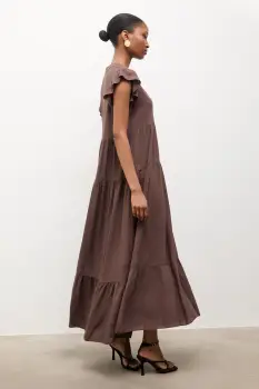 Answear.LAB rochie din amestec de in imagine