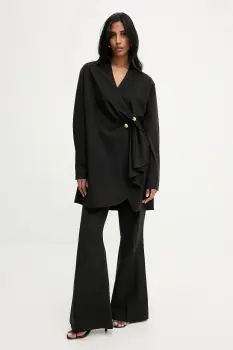 Answear.LAB rochie din bumbac culoarea negru, mini, drept imagine