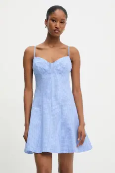 Answear Lab rochie din bumbac mini, evazati imagine