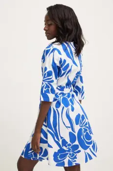 Answear Lab rochie din bumbac mini, evazati imagine