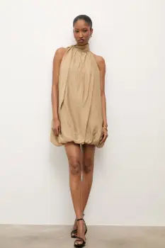 Answear.LAB rochie gogosar cu lyocell imagine