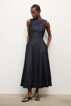 Answear.LAB rochie jeans imagine