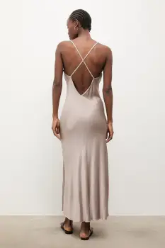 Answear.LAB rochie lenjerie intima cu vascoza imagine