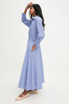 Answear.LAB rochie maxi, evazati imagine