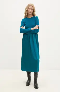 Answear Lab rochie midi, evazati imagine