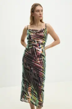 Answear Lab rochie midi, mulata imagine