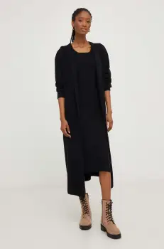 Answear Lab rochie si cardigan culoarea negru imagine