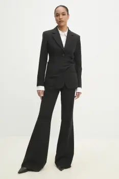 Answear Lab sacou cambrat cu esarfa imagine