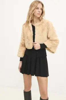 Answear Lab sacou culoarea bej, un singur rand de nasturi, neted imagine