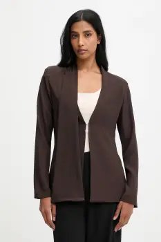 Answear.LAB sacou culoarea maro, un singur rand de nasturi, neted imagine