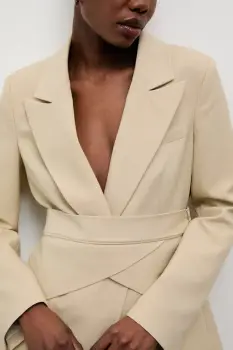 Answear.LAB sacou de costum pentru femei, cu vascoza imagine