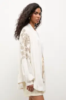 Answear.LAB sacou pentru femei, cu vascoza imagine