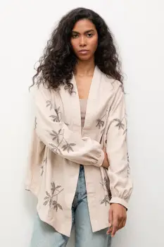 Answear.LAB sacou pentru femei, cu vascoza imagine