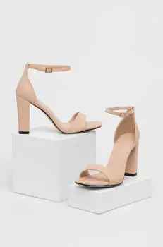Answear Lab sandale culoarea bej imagine