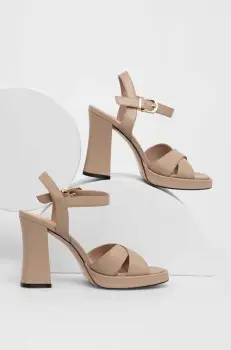 Answear Lab sandale culoarea bej imagine