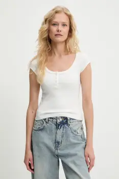 Answear Lab tricou culoarea alb imagine