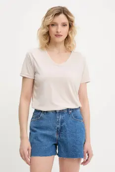 Answear Lab tricou culoarea bej imagine