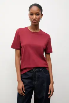 Answear.LAB tricou culoarea bordo imagine