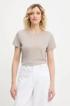 Answear Lab tricou de in culoarea bej imagine