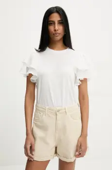 Answear Lab tricou de in femei, culoarea alb imagine