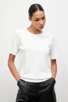 Answear.LAB tricou din bumbac culoarea alb imagine