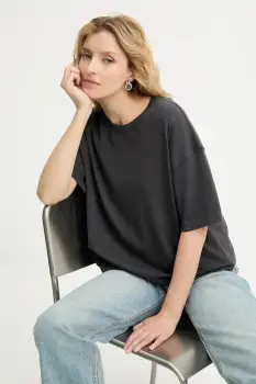 Answear.LAB tricou din bumbac culoarea gri imagine