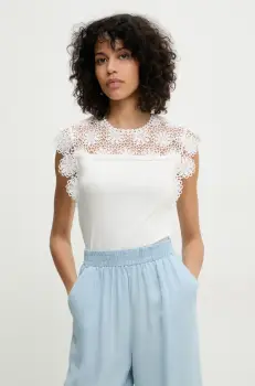 Answear Lab tricou femei, culoarea alb imagine