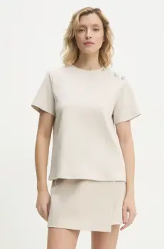 Answear Lab tricou femei, culoarea bej imagine