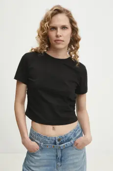 Answear Lab tricou femei, culoarea negru imagine