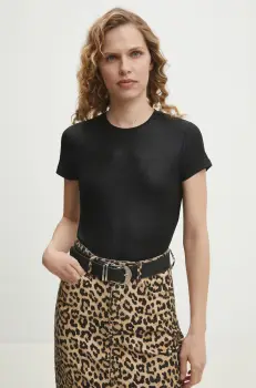 Answear Lab tricou femei, culoarea negru imagine