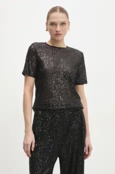 Answear Lab tricou femei, culoarea negru imagine