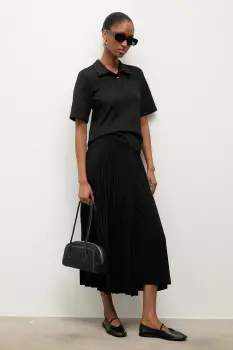 Answear.LAB tricou polo culoarea negru imagine