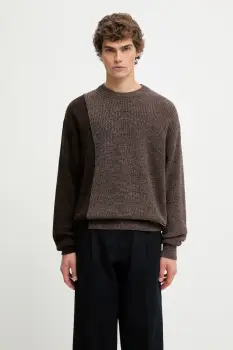 Aries pulover din amestec de lana Fisherman imagine