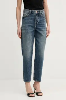 Armani Exchange blugi carrot pentru femei imagine