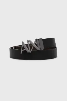Armani Exchange Curea de piele imagine