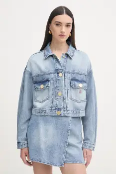 Armani Exchange geaca de blugi pentru femei imagine