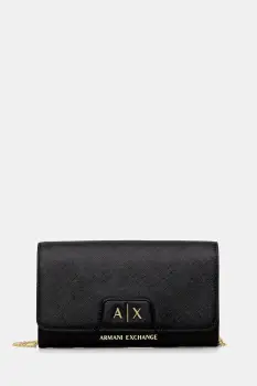 Armani Exchange geanta plic pentru femei cu imitatie de piele imagine
