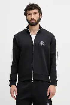 Armani Exchange hanorac cu fermoar pentru barbati, cu bumbac imagine