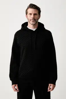Armani Exchange hanorac cu gluga pentru barbati cu bumbac imagine