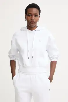 Armani Exchange hanorac cu gluga pentru femei, din bumbac imagine