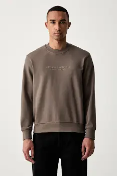 Armani Exchange hanorac pentru barbati din bumbac imagine