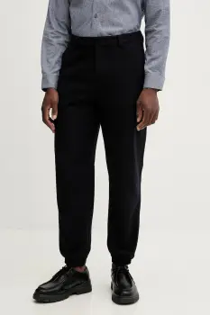 Armani Exchange pantaloni cu lana imagine