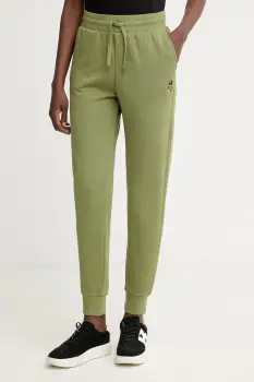 Armani Exchange pantaloni de trening pentru femei, din bumbac imagine