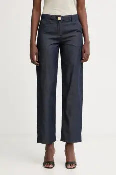 Armani Exchange pantaloni pentru femei, din bumbac imagine