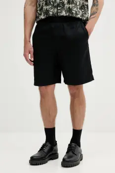 Armani Exchange pantaloni scurti din amestec de in imagine